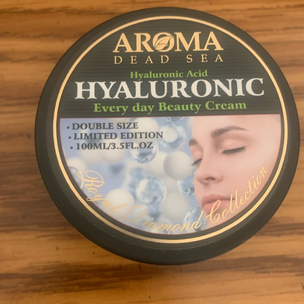 AROMA DEAD SEA HYALURONIC EVERYDAY FACE CREAM LIMITED EDITION SUPER SIZE 3.5OZ